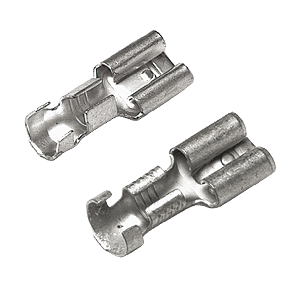 Qualit&agrave; 6,3 Mm Terminali Vanga/lucar Donna Ottone X 250